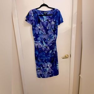 Beautiful Ralph Lauren dress. Worn once. Vibrant royal blue, deep purple color.